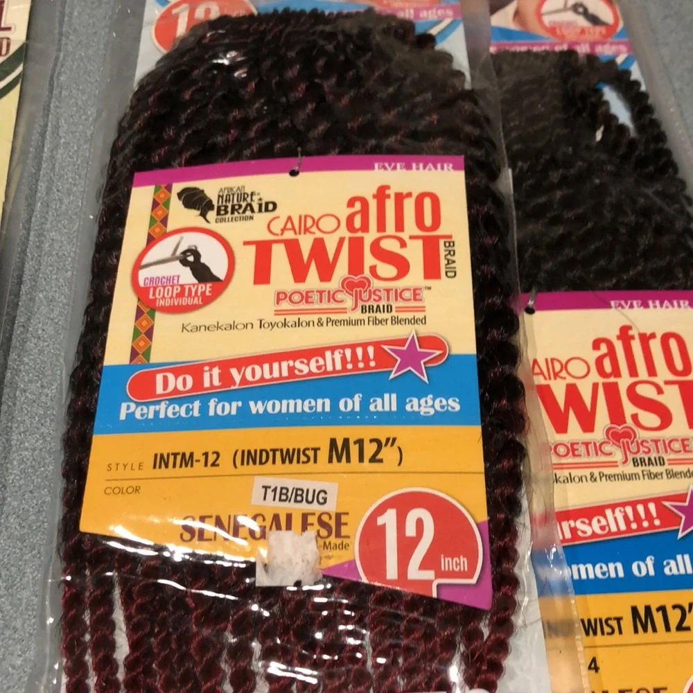 Crochet Loop Type Braids (lot of 3)